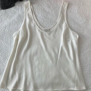 Elegant White Sleeveless Top